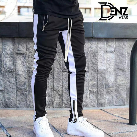 Color Block Drawstring Sweatpants Slim Pants Men's Casual Joggers For Men Running Jogging DW-05