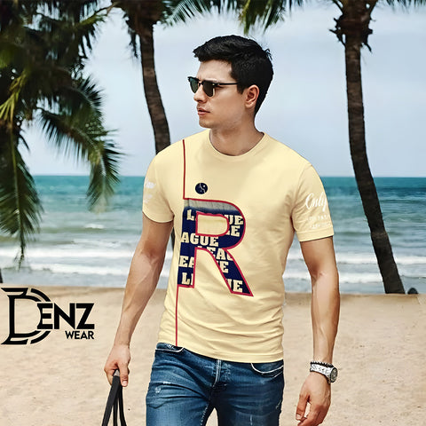 Men's Half Sleeves Printed T-shirt DW-06