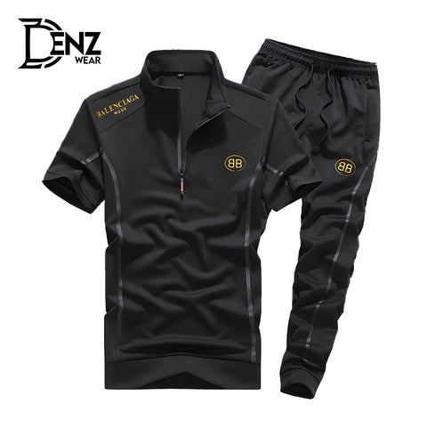 Black printed tracksuit DW-32