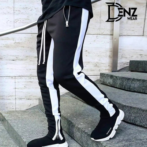 Color Block Drawstring Sweatpants Slim Pants Men's Casual Joggers For Men Running Jogging DW-05